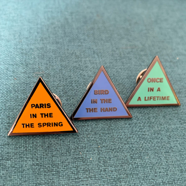 Top-down Processing Theory — ‘Bird In The The Hand’ Enamel Pin