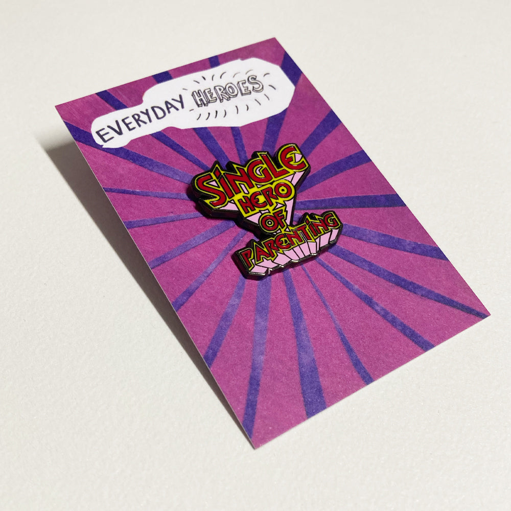 Single Parent Heroes Pin –– Victoria Adams X Gingerbread Charity